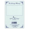 Xpress Yourself Loving Memory Graveside Memorial Card & Holder 5.75