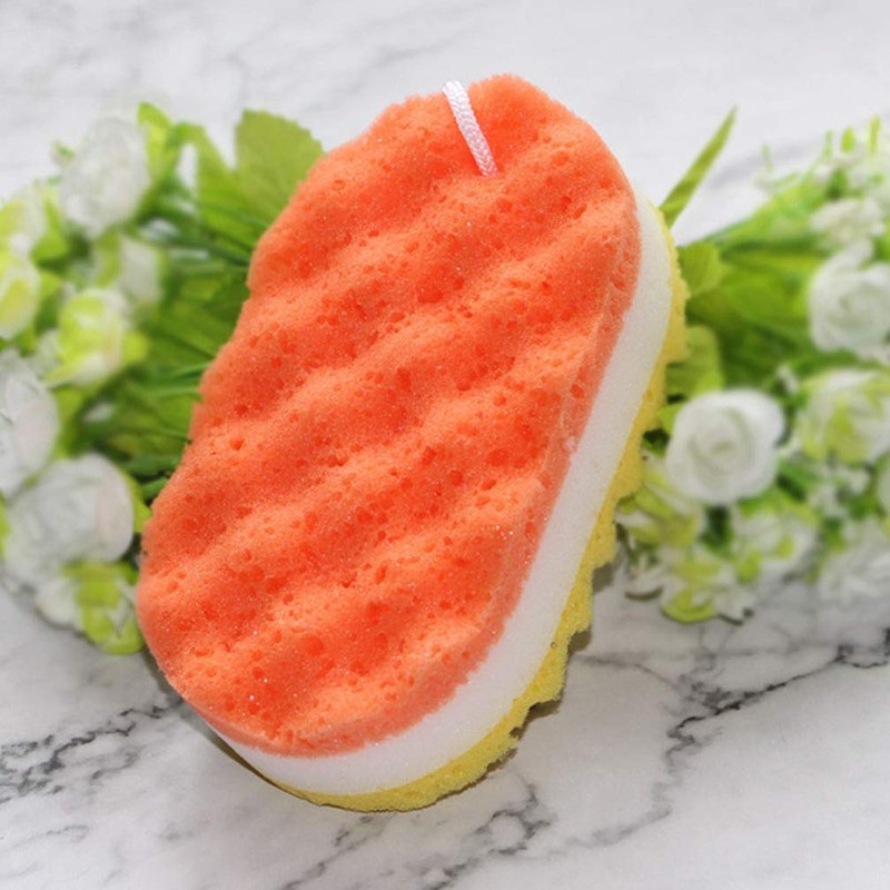 Healifty Exfoliating Bath Sponge Massage Sponges Body Sponges with Hanging