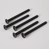 GuoYomm M6 x 50mm 20Pcs Flat Head Hex Socket Cap