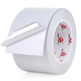 BOMEI PACK Aluminum Foil Tape,Light Grey Foil Tape HVAC Sealing & Patching Hot Cold Air Duct Tape Aluminum Foil Tape for Pipe, Metal Repair, HVAC, Air Ducts, Insulation (3 Inch)