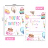 VGoghex Birthday Party Invitations with Envelopes 20 PCS Birthday Cakes