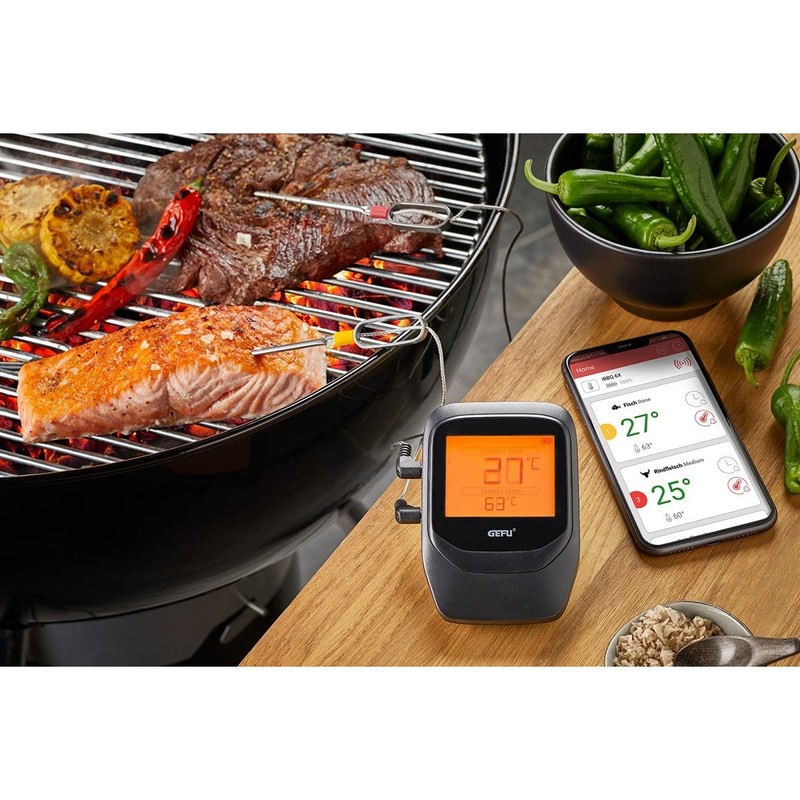 GEFU Control + Grill Thermometer - Smart Roasting Thermometer with