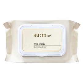 Breath 37 degrees Sum37 Degree NEW Time Energy Cleansing Sheets 50 sheets / 숨37도 NEW 타임에너지 클렌징 시트 50매
