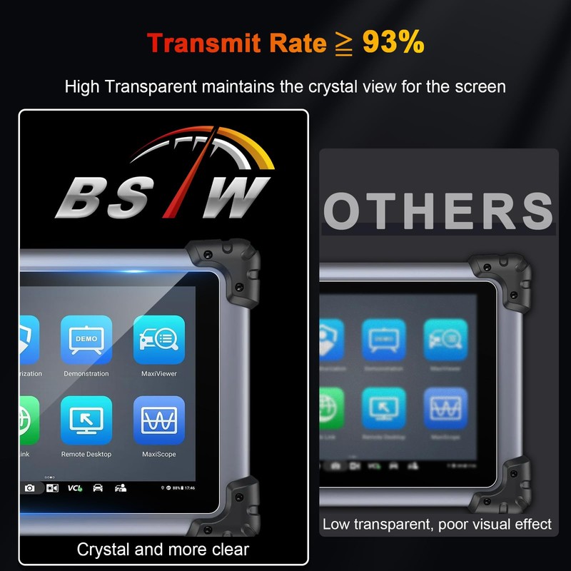 BSTW for Autel Scanner 9.7-Inch Screen Protector for Autel MX908B/908PRO/MS908SPOR/MaxiSys