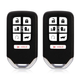 2 Keylessbest Replacement for 2018 2019 2020 Honda Odyssey Key Fob Remote Control KR5V2X V41 7 Buttons 433MHz