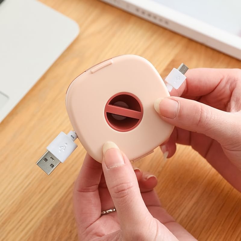 OSALADI Charging Cable Organiser Box 3 Colours Set Small Portable