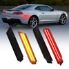 AUTOONE LED Side Marker Lights Red & Yellow Compatible With