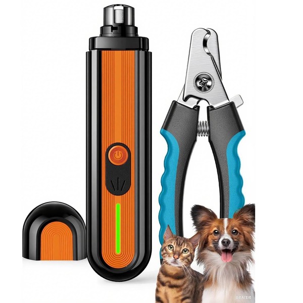 Super Powerful Dog Nail Trimmers and Dog Nail Clippers Combo,