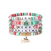 Christmas Bracelets For Women Beaded Stackable Holiday Gifts New Year