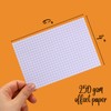 Grid Index Cards 4x6,Double Sided Thick Graph Ruled Notecards, Heavy