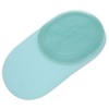 2 in 1 Electric Face Cleansing Brush Silicone Sonic Vibration
