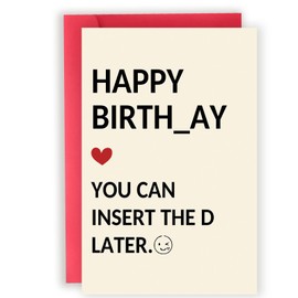 Abeletree Funny Birthday Gifts for Men Him, Humorous Birthday Card for Husband Boyfriend, Adult Men Gifts for Birthday, Husband Bday Card