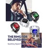Bandmax Mens Stainless Steel Black Rings Size 13 Emerald Ring