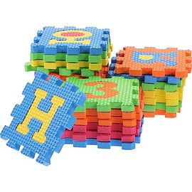 Toyvian 36 Piezas tapete de Rompecabezas Ruso tapetes para Alfombra ABC tapetes para Bebe Gateo tapete para Gatear Bebe alfombras de área Estera del Rompecabezas Juguete de Bebe Piso