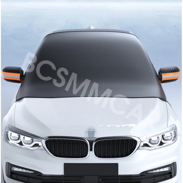 BCSMMCAR Car Front Windshield Sun Shade UV Cover Ice Frost