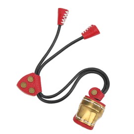 Leather Archery Thumb Ring Archery Finger Protector Guard for Traditional Bow Shooting Red