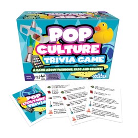 Outset Media Pop Culture Trivia Game - Party Game - Family Game - Travel Game - Fun and Easy to Play - 1200 Trivia Questions - for 2 or More Players - Ages 12+