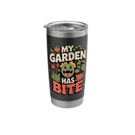 Garden Bite Flytrap Plant Carnivorous Collector Art Stainless Steel Insulated Tumbler