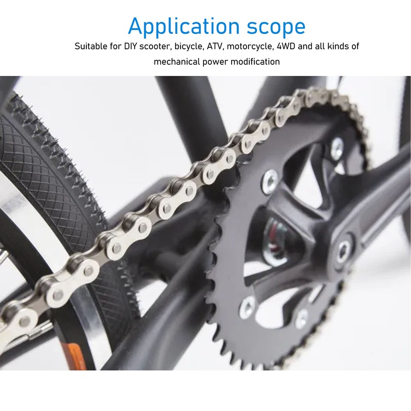 T8F Chain Sprocket Kit Steel 116 Link Drive Chain with