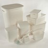 KADAX Rubbish Bin with Swing Lid, Waste Bin with Lid,
