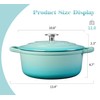 EDGING CASTING Enameled Cast Iron Covered 5.5 Quart Dutch Oven