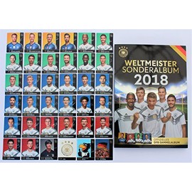 Rewe World Cup 2018 DFB – Russia Russia Trading Cards – Complete All 36 Different Normal Cards + Matching Album
