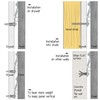 Heavy Mirror Hanging Kit, French Cleat Heavy Duty, Mirror Hanging