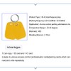 OBO HANDS 10pcs Yellow Dual Frequency RFID Keyfob 125khz and