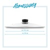 GRÄWE® Glass Lid 28 cm with Stainless Steel rim