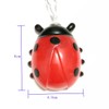Amants01 Ladybugs Fairy String Lights， 10 Plastic Red LEDs 5.5ft