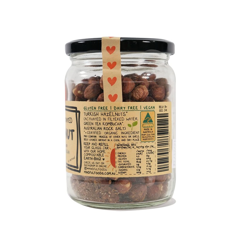 Mindful Foods Organic & Activated Hazelnuts 250 g