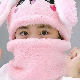 KH Pasamontañas Gorro Orejas Conejo Niños Niñas 1 A 5 Años