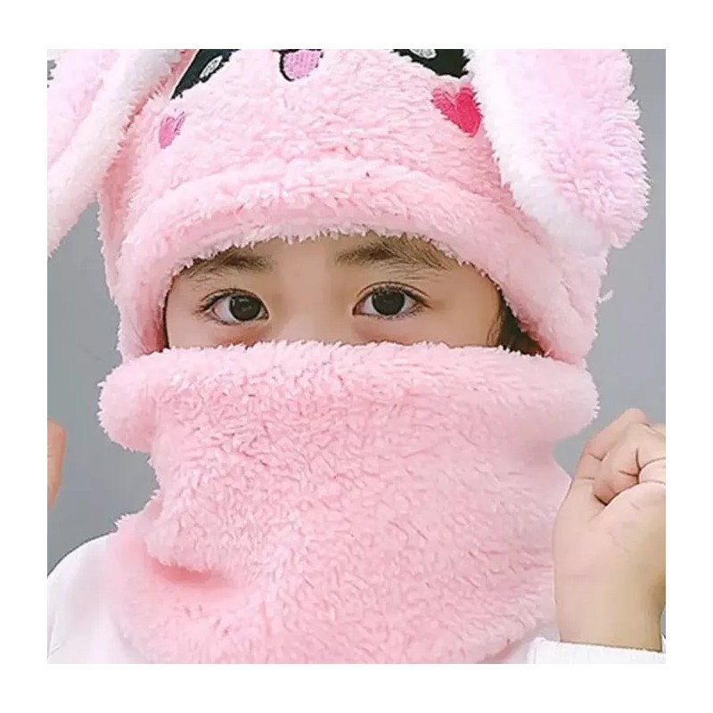 KH Pasamontañas Gorro Orejas Conejo Niños Niñas 1 A 5