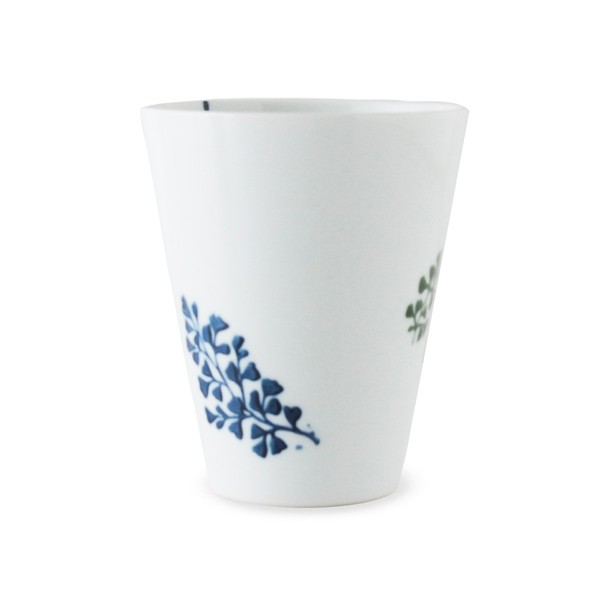 Hasamiyaki CtoC Japan Free Cup Double Color Leaves Diameter 3.5