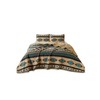 Chezmoi Collection 3-Piece Southwestern Geometric Tribal Quilt Set - Multicolor