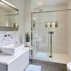Shower Mat, Non-Slip Square Bath Mat, 48 x 48 cm,