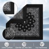Mantieqingway Cotton Bandanas Handkerchiefs Face Mask Square Scarf Headwear for