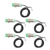 5Pcs Approach Sensor Inductive Proximity Switch NPN NO DC6‑36V 15mm