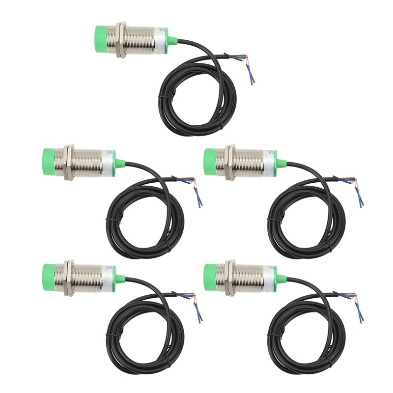 5Pcs Approach Sensor Inductive Proximity Switch NPN NO DC6‑36V 15mm
