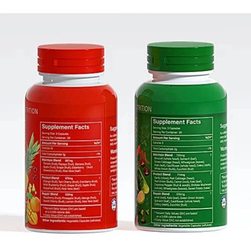Horjoy 2 Pack Horjoy Fruits & Veggies 90 Capsules Each