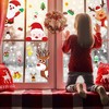 Bigqin Window Stickers for Christmas Winter Window Decoration Snowflake Stickers,