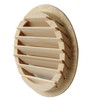 The lgrs100p-y Ventilation Grill Recessed Round Wooden, Pine Red, 110