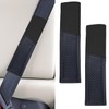 Carbon Fiber Car Seat Belt Cover Pad - 2 Pack