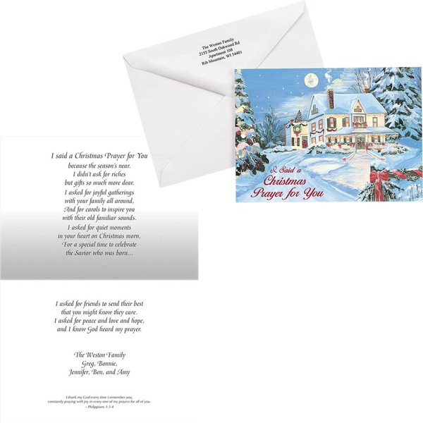 Fox Valley Traders Personalized I Said A Christmas Prayer Christmas