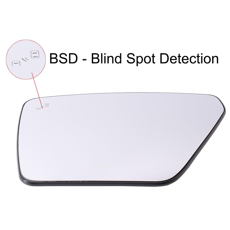 Driver Side Mirror for Ford F150 2021-2025 with BSD Heated