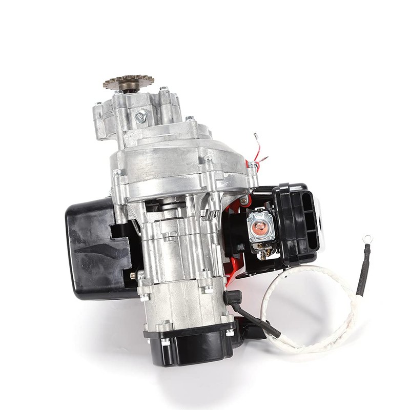 49CC 2-Stroke Engine Motor, Single Cylinder Pull Start For Pocket