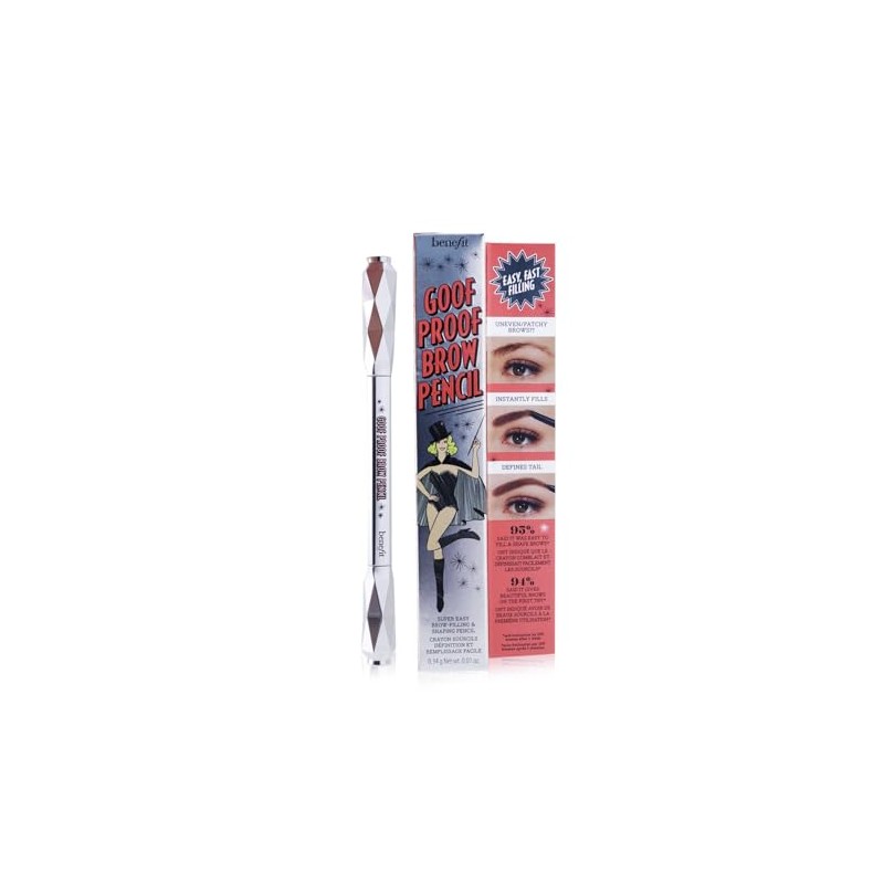 Benefit Goof Proof Brow Pencil #3.75 Warm Medium Brown, 0.01