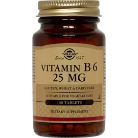 Solgar Vitamin B6 25mg 100 Tablets