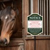 Phyabe Equine Liability Sign with Stake,35" Total Length Durable Stake