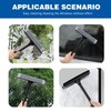15.9" Window Squeegee for Car,2 in 1 Window Cleaner with